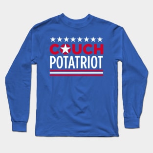 Couch Potatriot Long Sleeve T-Shirt